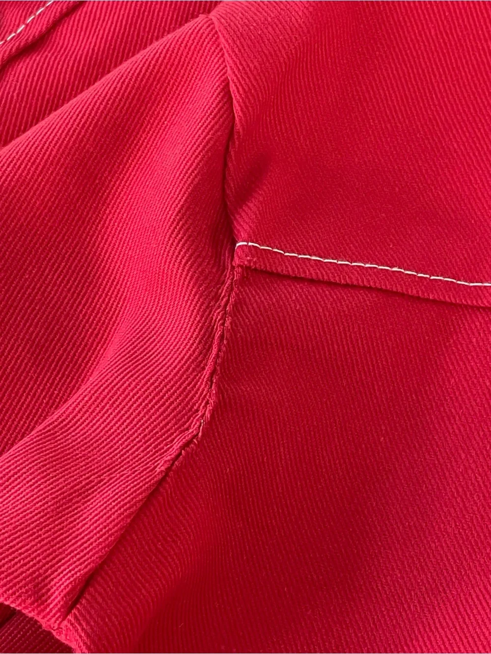 Vintage 1970s Sears Disney Winnie-the-Pooh Red Canvas Jacket, Size 5